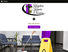 Tablet Screenshot of kingdomkeeperscleaning.com
